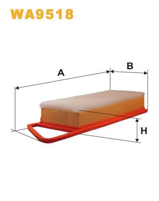 WIX FILTERS Ilmansuodatin WA9518